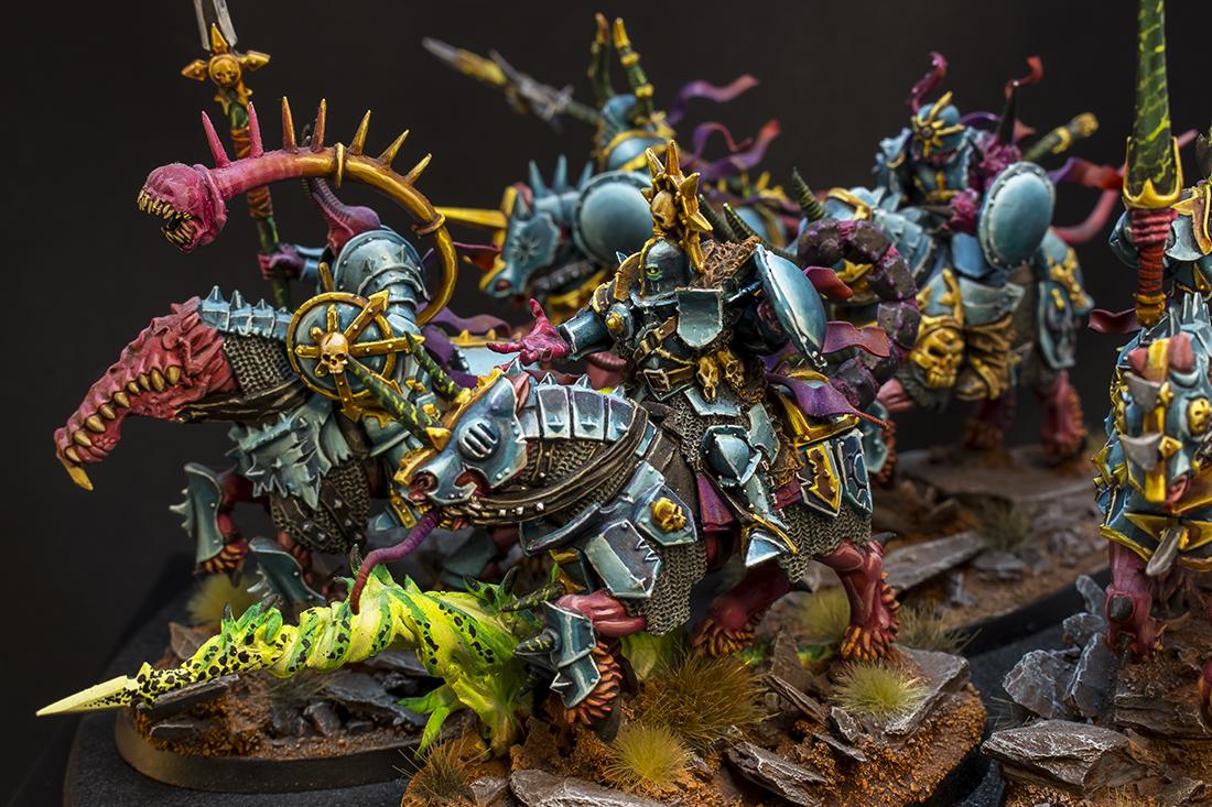Age Of Sigmar, Chaos, Chaos Lnights, Conversion, Knights, Tzeentch